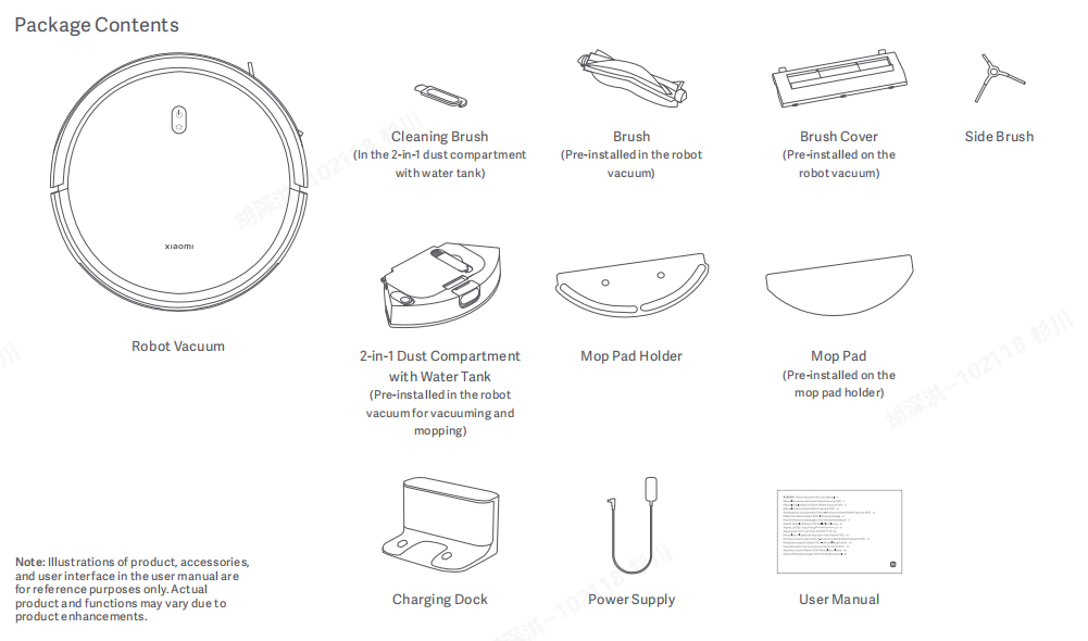 User manual Xiaomi Mi Smart Scale (English - 2 pages)