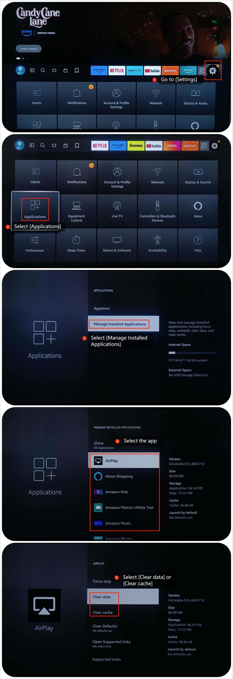 Xiaomi TV F2 50がインターネットのビデオまたはオーディオコンテンツにアクセスできない場合はどうすればよいですか?