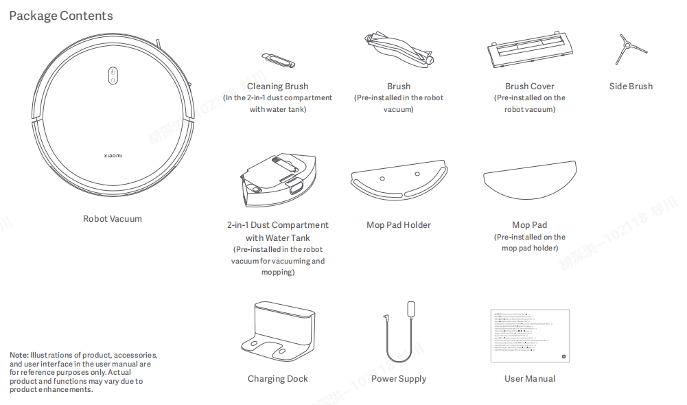 Xiaomi robot vacuum maintenance schedule