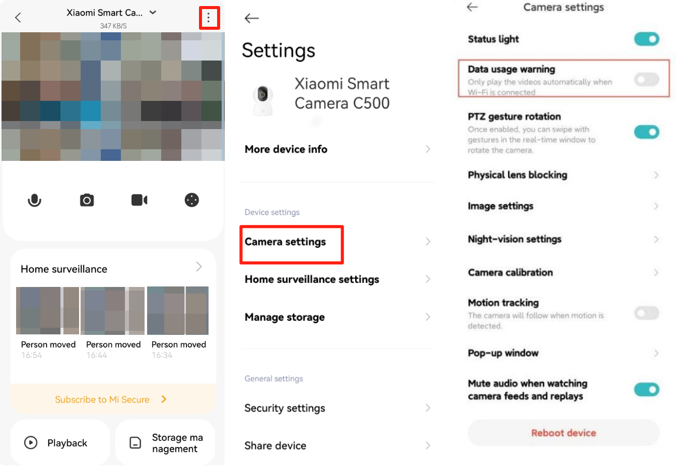 user_c5013314様確認用 Xiaomi スマートカメラ C500 よくある質問
