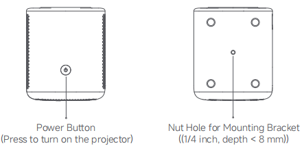 Xiaomi スマート プロジェクター L1 コンセント2極変換アダプタ付 Xiaomi スマートプロジェクター L1 - Xiaomi Japan