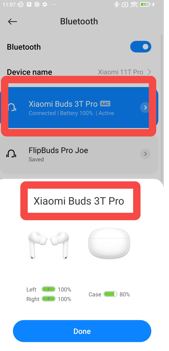 Global Version Xiaomi Buds 3T Pro TWS Earphone 3Mic 40dB Active
