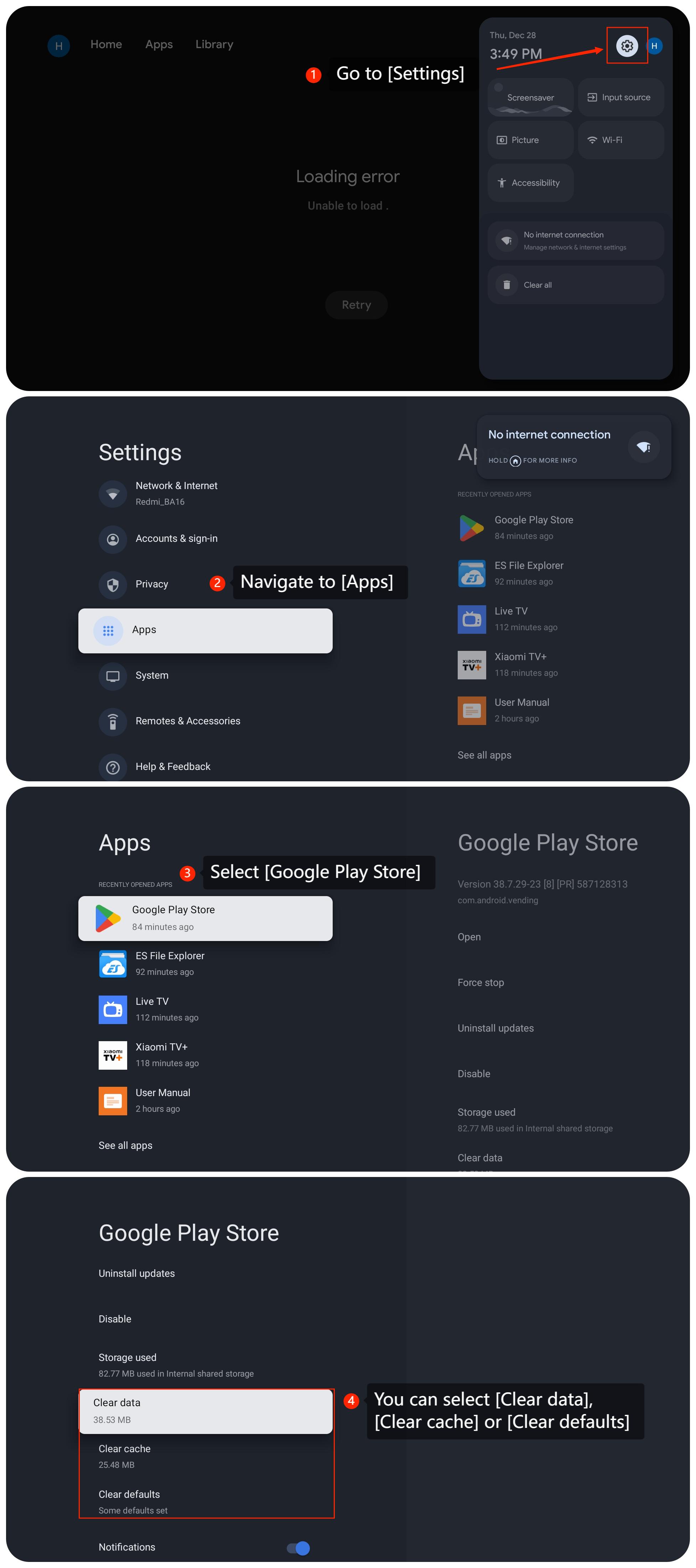 Xiaomi TV A Pro 55の画面の端が暗い、または表示が不完全な場合はどうすればよいですか?
